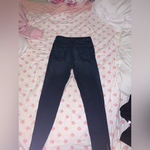 Hudson High Waisted Barbara Skinny Ankle Jeans (Dark Wash) - size - Picture 4 of 13